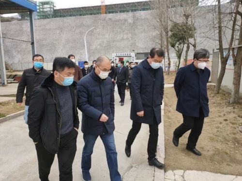 【领导关怀】发挥优势  共克时艰——市城投集团检查组一行对天狮娱乐集团天子岭分类减量EPC项目复工情况检查指导